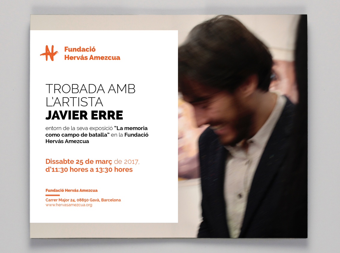 Trobada amb l’artista Javier Erre